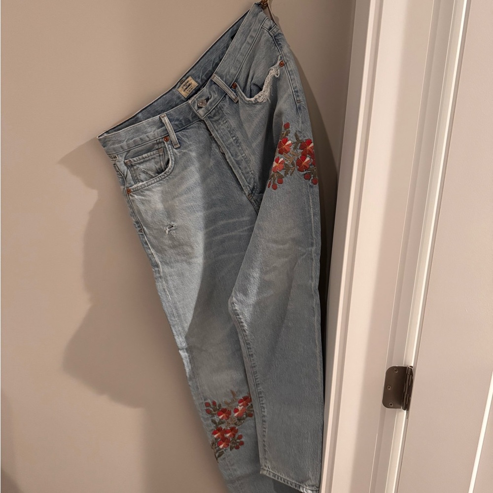Citizens of Humanity Embroidered Jeans - Picture 2 of 10